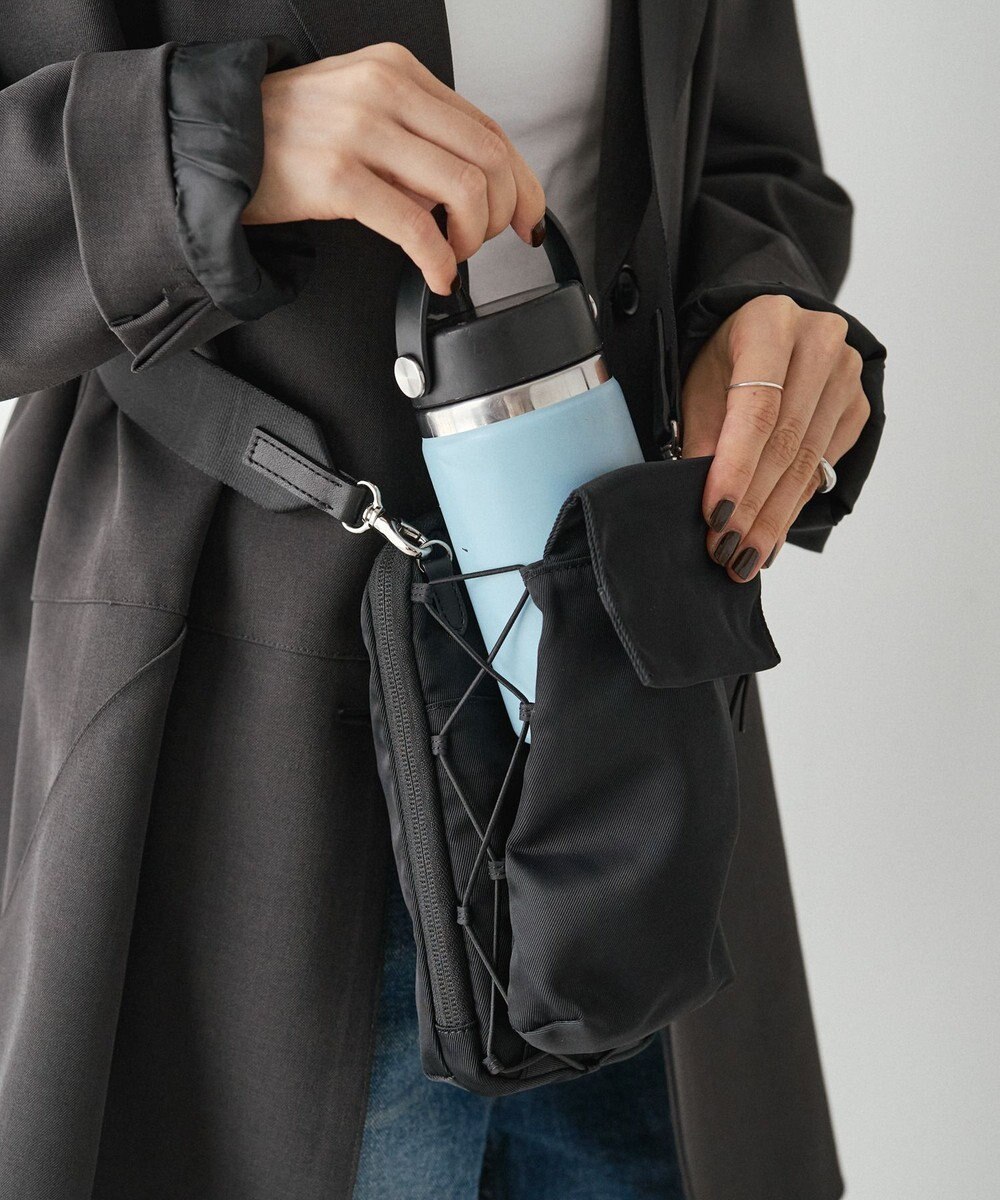 russet ≪500mlペットボトルが入る≫ナイロン多機能ミニショルダーバッグ(CE-1613) 