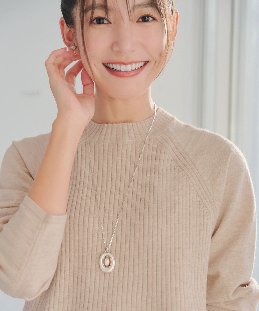 Tiaclasse 【新色追加・洗える】ミドルリブニットチュニック 