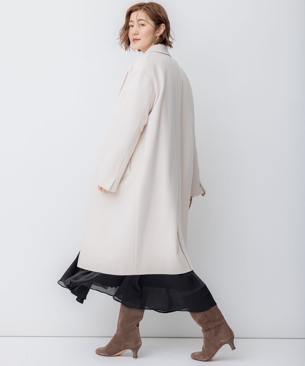 23区 【滝沢眞規子さん着用】ウールカシミヤビーバー チェスター コート 