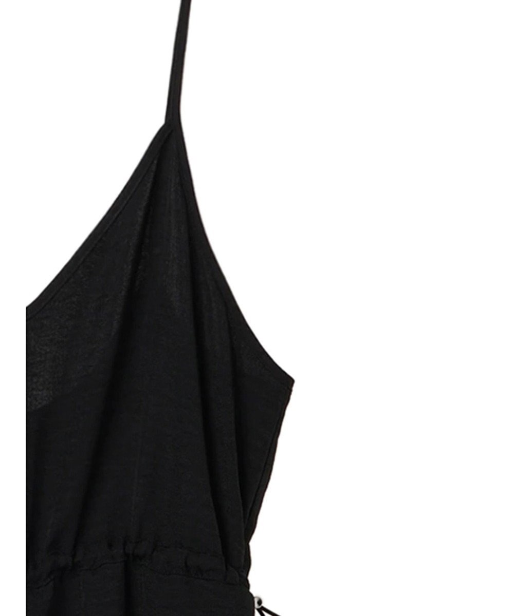 Green Parks 冷やっとすずやかウエストドロストサロペット 