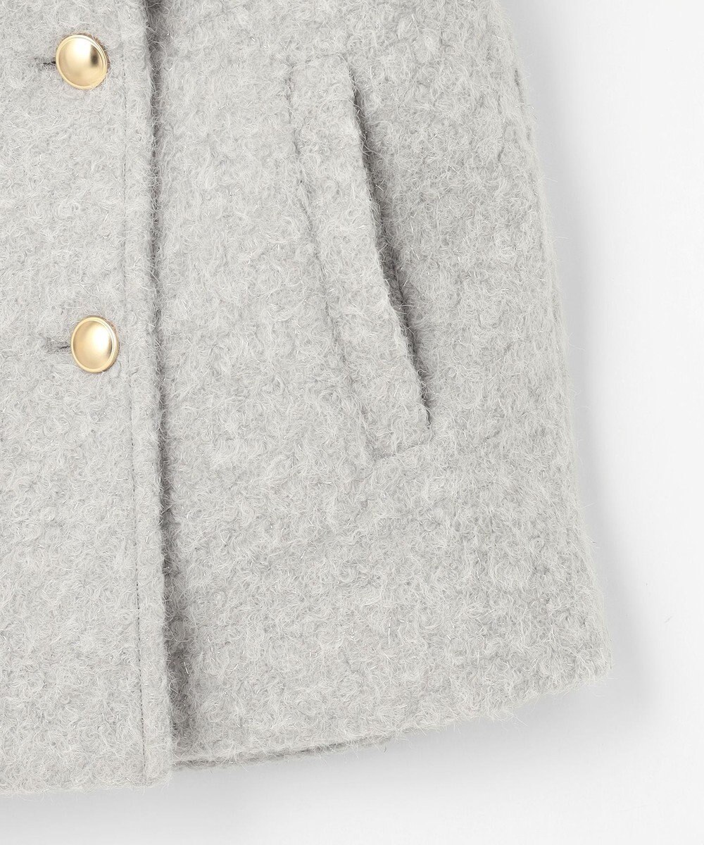 ANY SIS L 【2WAY】ブークレーシャギーラメ アウター 