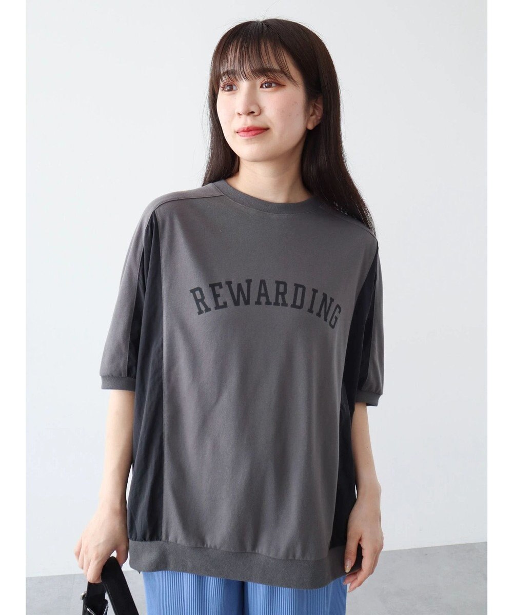 Green Parks ナイロンドッキングロゴチュニック 