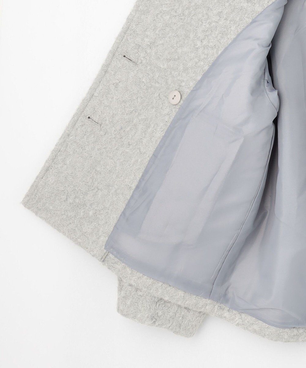 ANY SIS L 【2WAY】ブークレーシャギーラメ アウター 