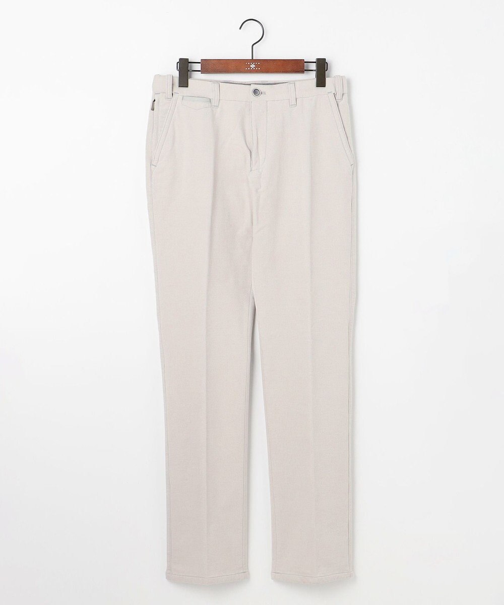 JOSEPH ABBOUD 【ウエストも伸びる！/暖かパンツ/オーガニックコットン使用】ライスコールストレッチパンツ 