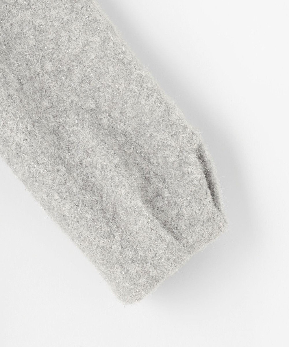 ANY SIS L 【2WAY】ブークレーシャギーラメ アウター 