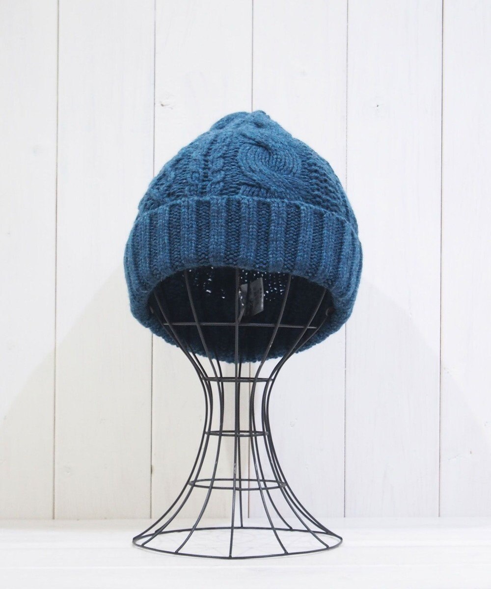 石田製帽 〈新色追加！〉カシミヤニット アラン編みワッチN ニット帽 