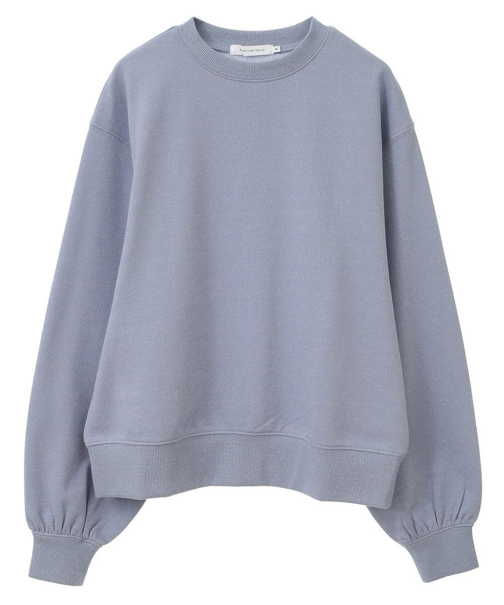 AMERICAN HOLIC ラメ裏毛プルオーバー 