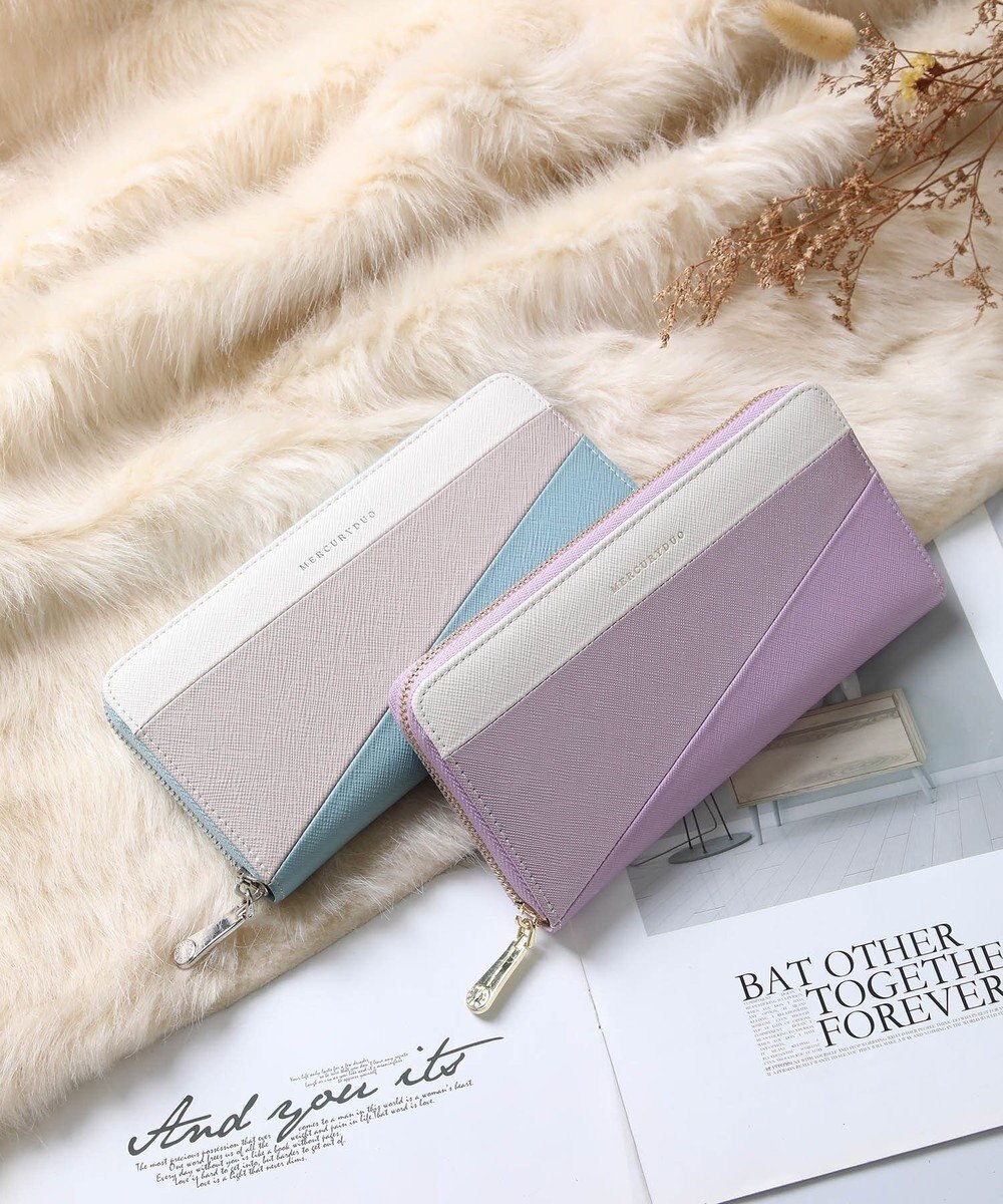 style code 【MERCURYDUO/マーキュリーデュオ】ダイアナ　トリコカラーRFロングウォレット 