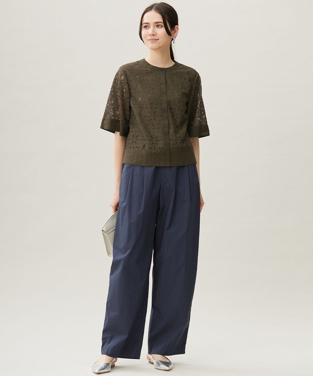 自由区 【カタログ掲載・洗える】オルダージュタイプライター パンツ 