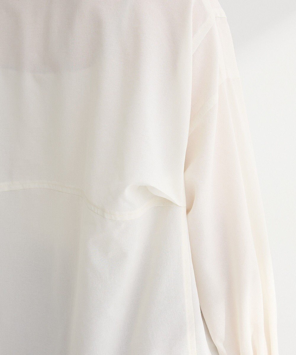 Green Parks 金ボタン裾ドロストシャツ 