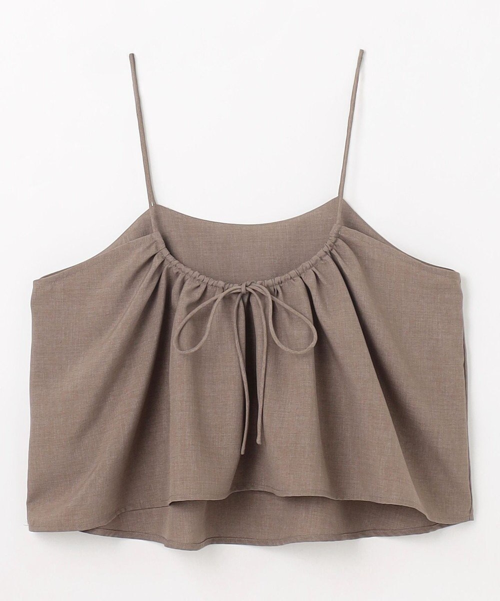 ANY 【2SET/洗濯機可】テックリネンキャミソール×パンツセットアップ 