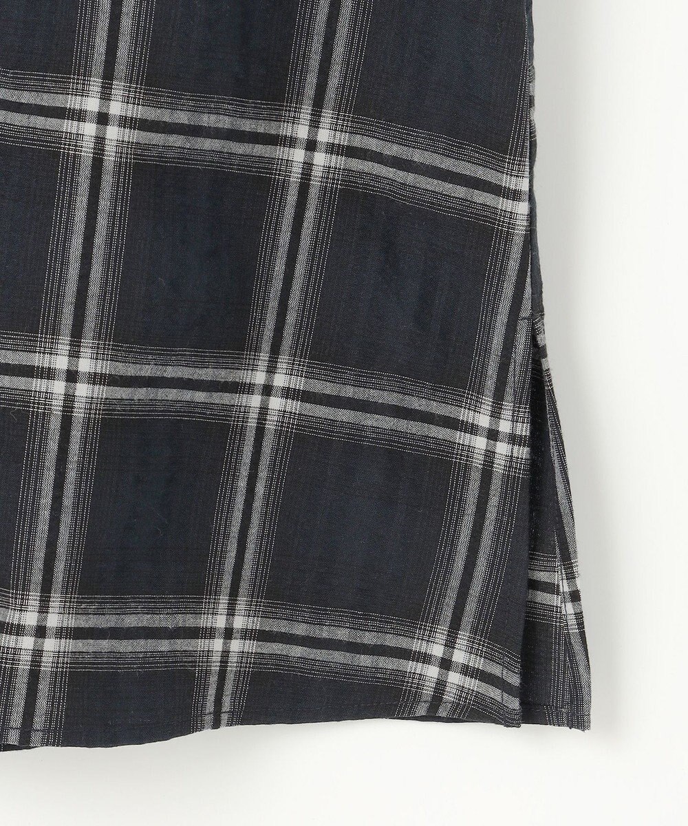 ANY SIS 【洗える】サッカーチェック ブラウス 