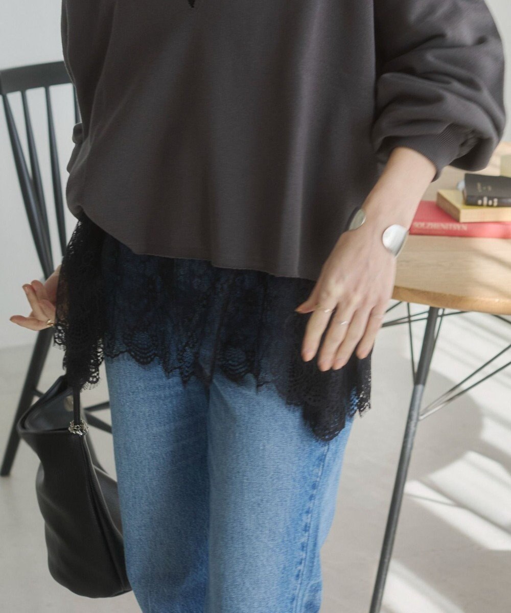 WEGO 【ANGIE VINTAGE】裾レースドッキングロンT 