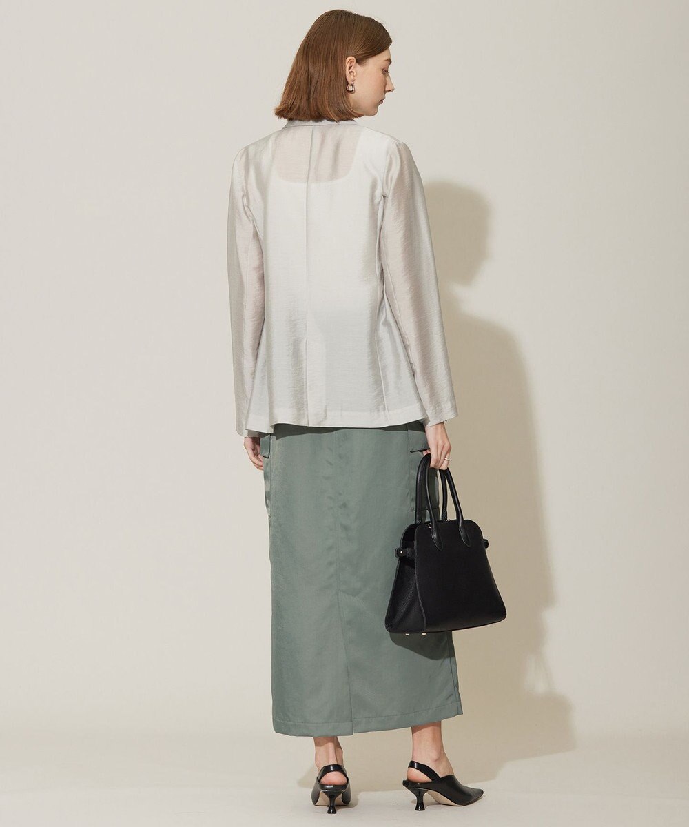 ICB 【洗える】リヨセルナイロンワッシャー ジャケット 