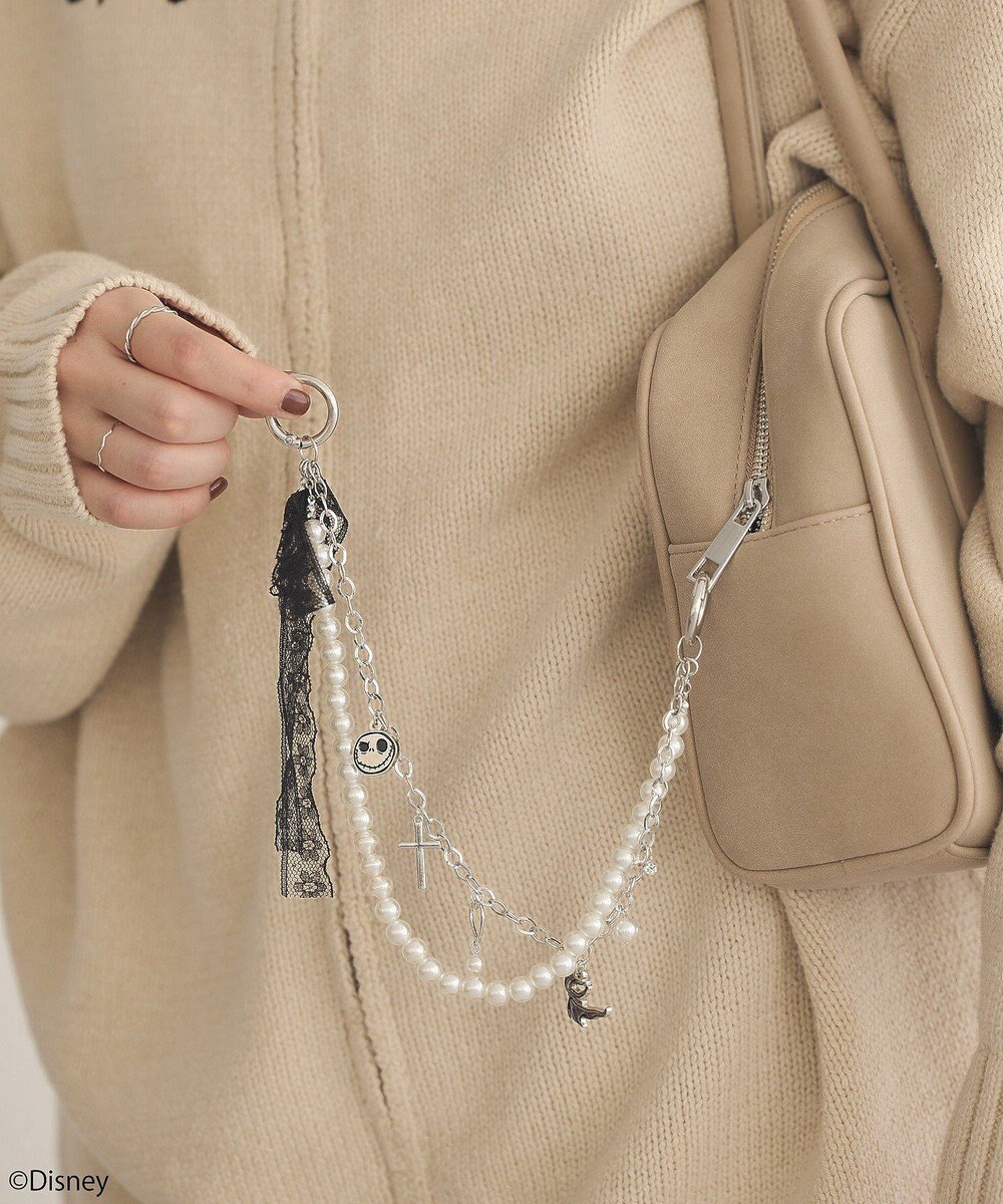 earth music&ecology ナイトメア／レースリボン付きチャーム 