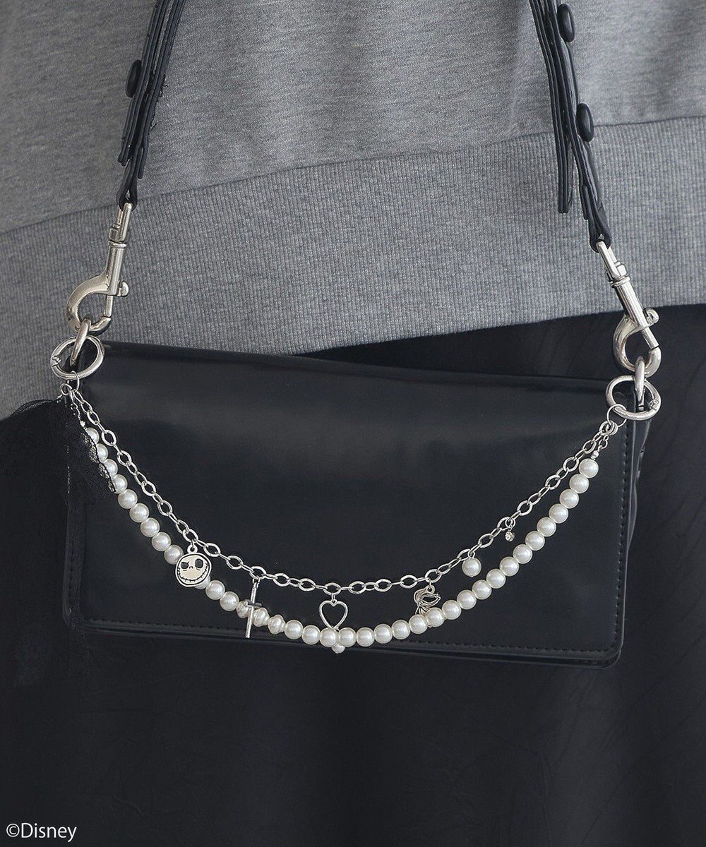 earth music&ecology ナイトメア／レースリボン付きチャーム 