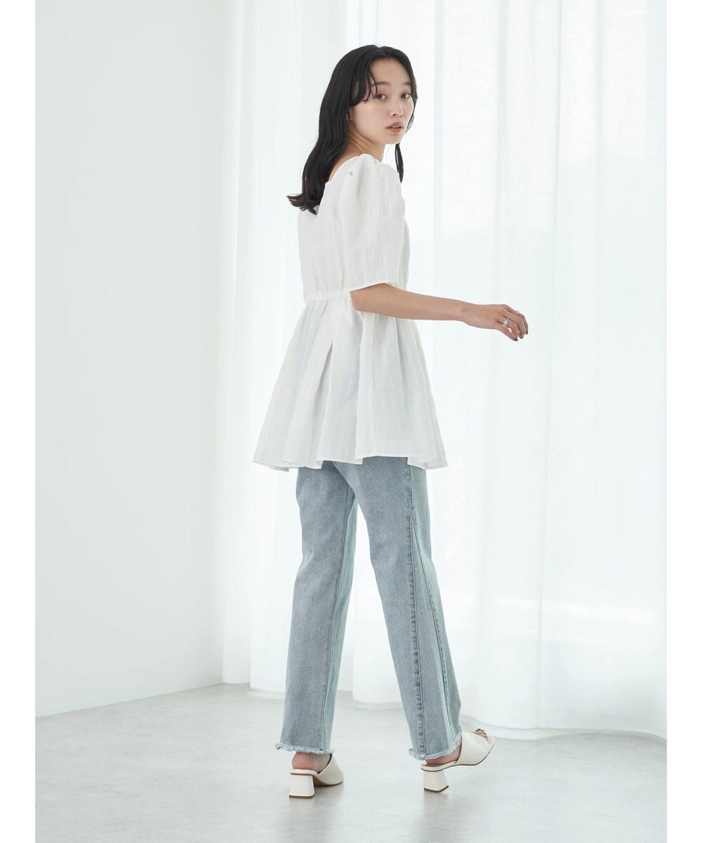 earth music&ecology スクエアネックチュニック 