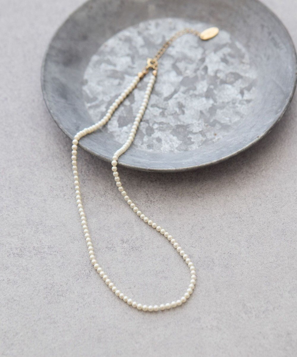 AMERICAN HOLIC ガラスパールネックレス 