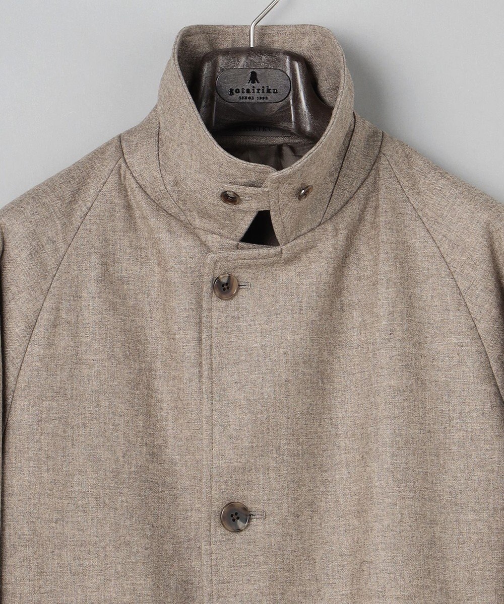 GOTAIRIKU 【薄中綿仕様】スーパーライトウエイトカシミヤブレンド ステンカラーコート 