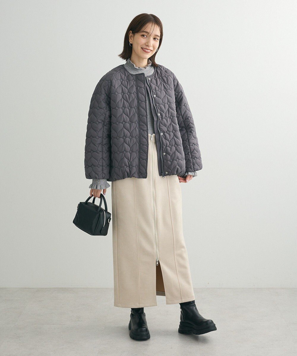 Green Parks ・ｓｗｉｎｇ　ｂｙ　ハートキルトコクーンブルゾン 