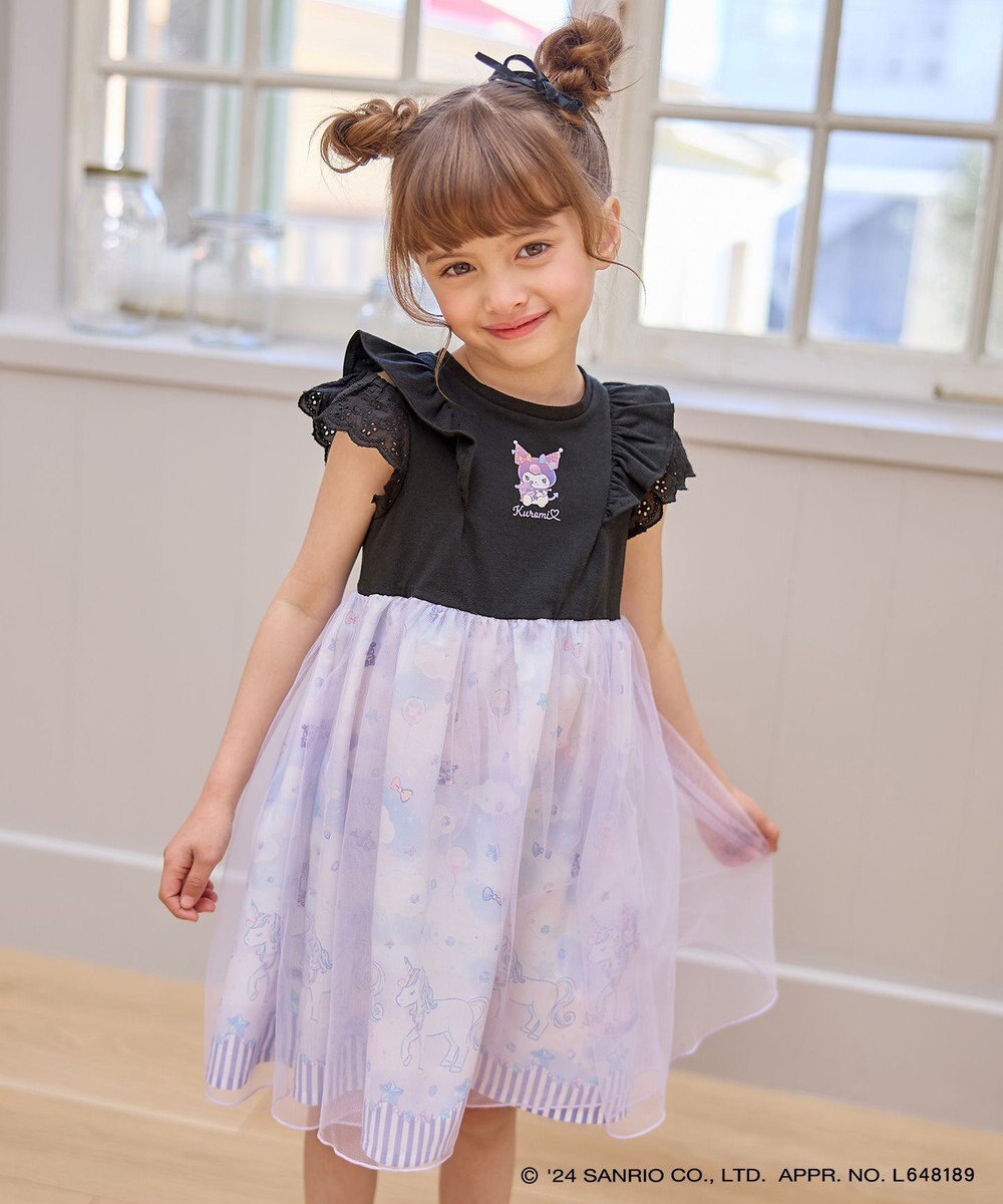 ANY KIDS 【サンリオキャラクターズ×any FAM】オン・オフショルダーチュールワンピース 
