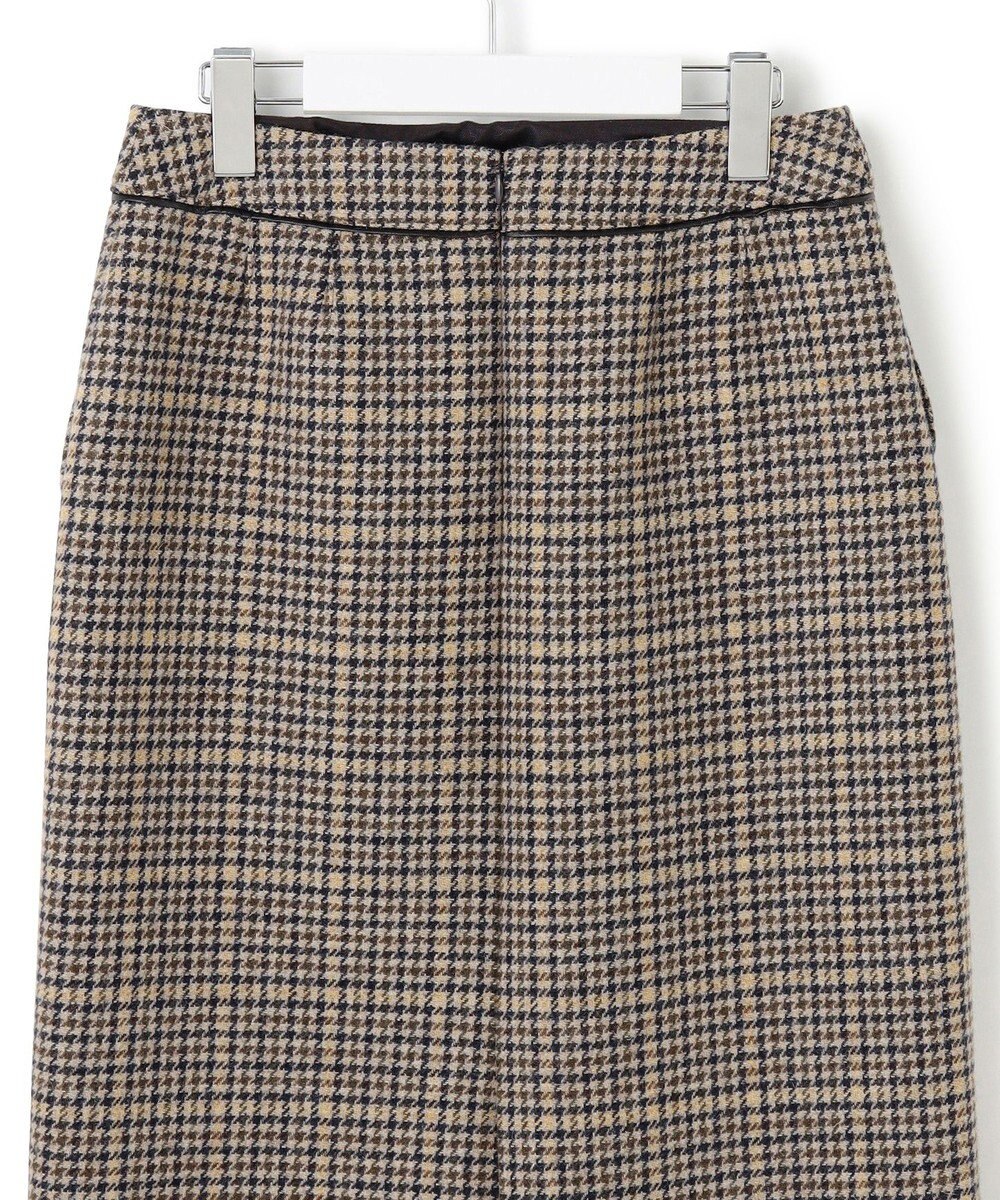 23区 【見上愛さん着用】ボンディングチェックツイード Iライン スカート 