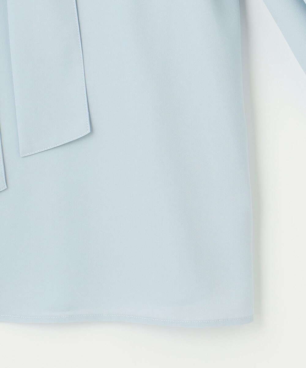 Feroux リボンタイパフスリー ブブラウス 