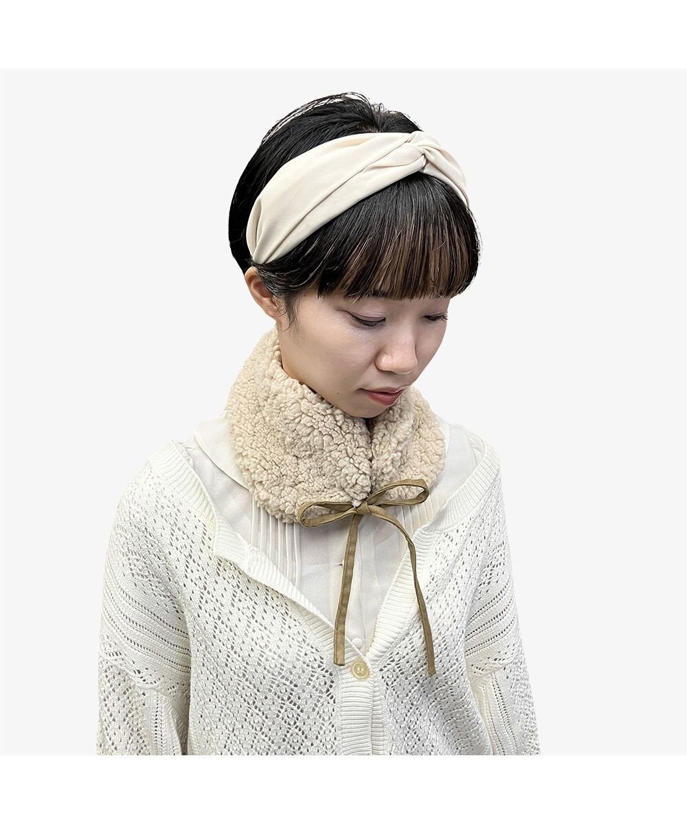 林八百吉商店 un chapeau  ボアネックイヤーマフ 