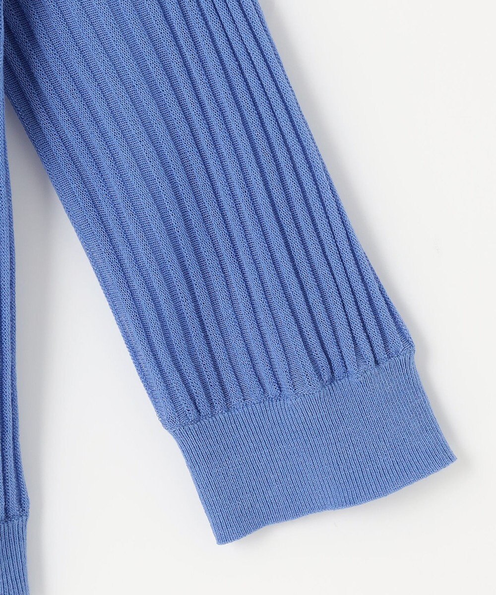 組曲 シアーニット フリルカーディガン 