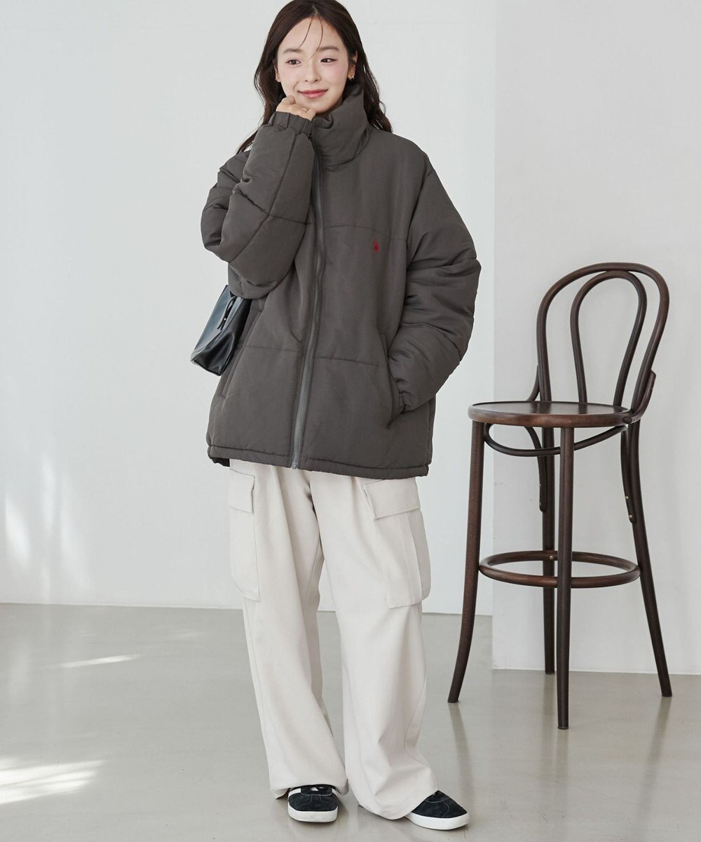 WEGO 【WEB限定/Sサイズ新登場/お気に入り登録者数5万人越えの大人気アイテム】U.S. POLO ASSN.別注パデッドジャケット 