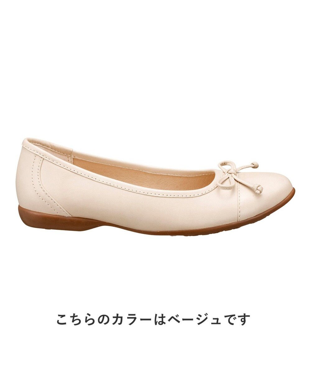 REGAL FOOT COMMUNITY 【アールドット】S02C リボン付きフラットシューズ 