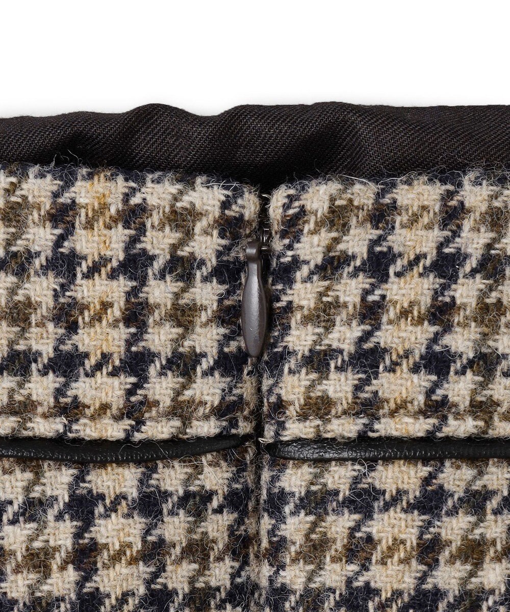 23区 【見上愛さん着用】ボンディングチェックツイード Iライン スカート 