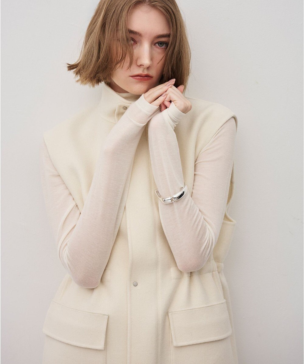 uncrave リヨセルカシミヤベア タートルトップス 