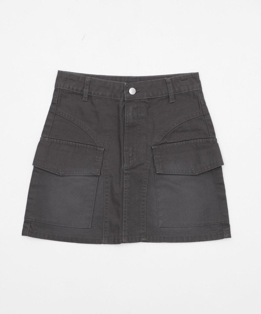 WEGO ヴィンテージウォッシュカーゴミニスカート 