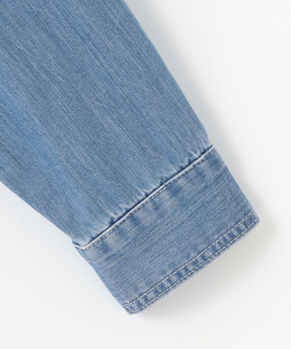 J.PRESS LADIES 【洗える】5ozバージラコンパクト デニムシャツ 