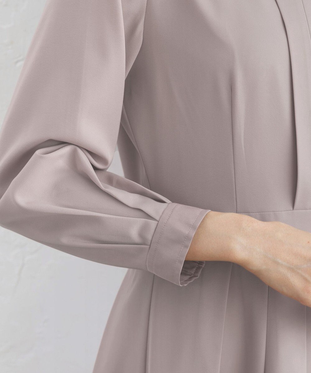 Tiaclasse L 【セレモニー・XSサイズ(5号)追加・新色追加・洗える】キーネックフレアワンピース 