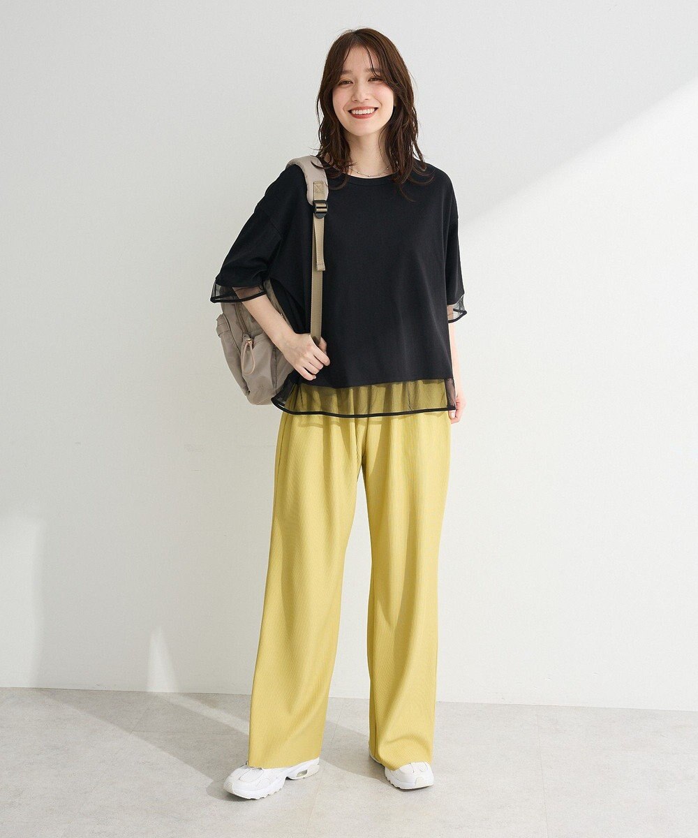 Green Parks 【適ON】遮熱チュールドッキングプルオーバー 