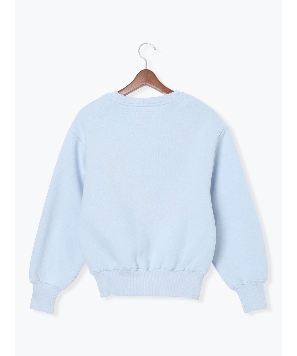 Te chichi ワンポイント刺繍裏起毛プルオーバー 