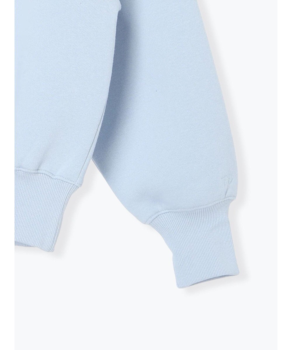 Te chichi ワンポイント刺繍裏起毛プルオーバー 