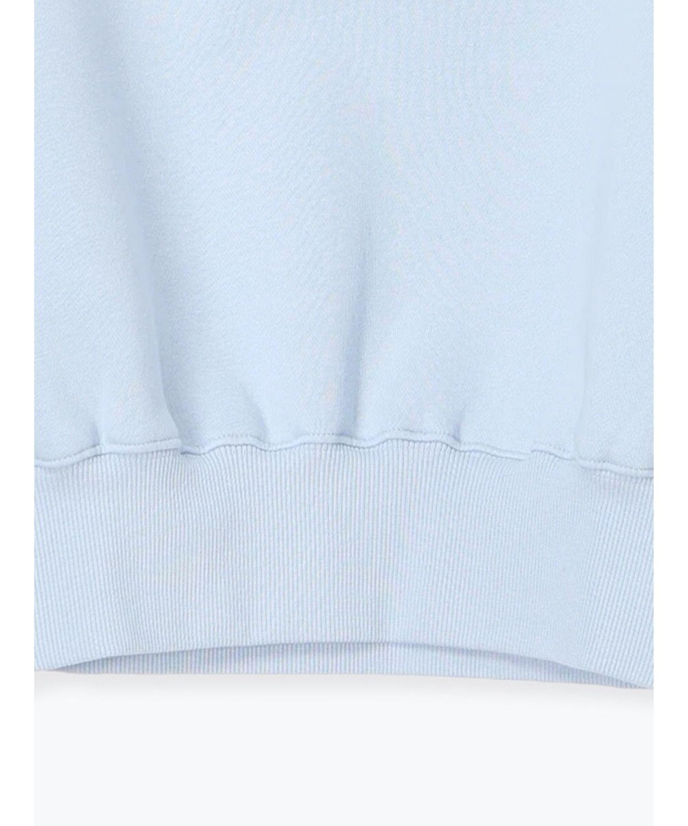 Te chichi ワンポイント刺繍裏起毛プルオーバー 