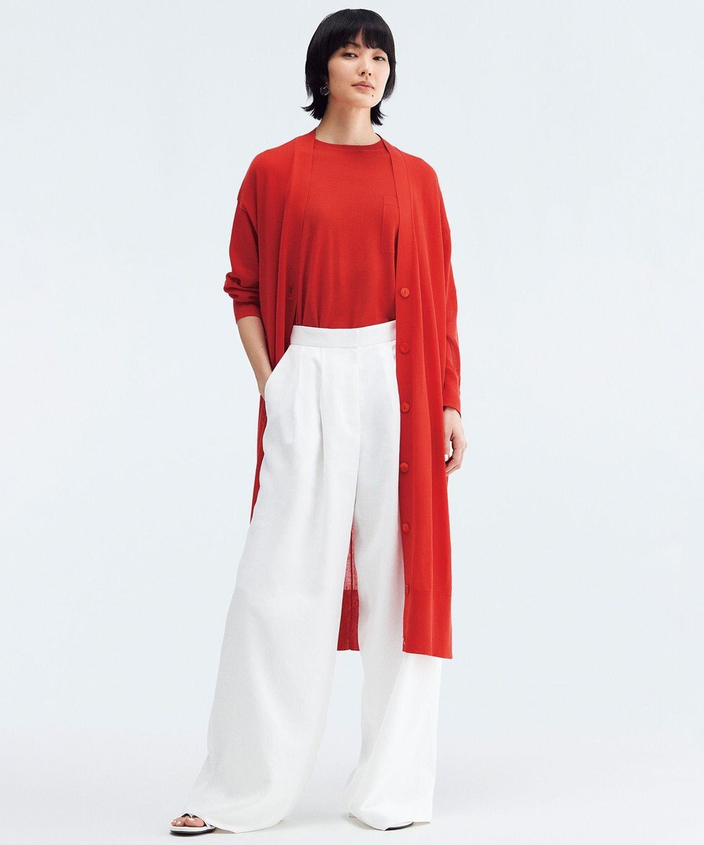 ICB L 【マガジン掲載】Stiffen ロング カーディガン（番号CH62） 