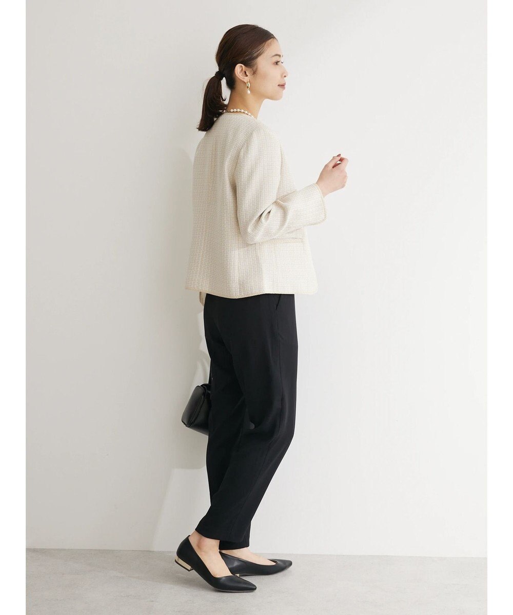 Green Parks ｅｆ－ｄｅ　ツィード風ノーカラージャケット 