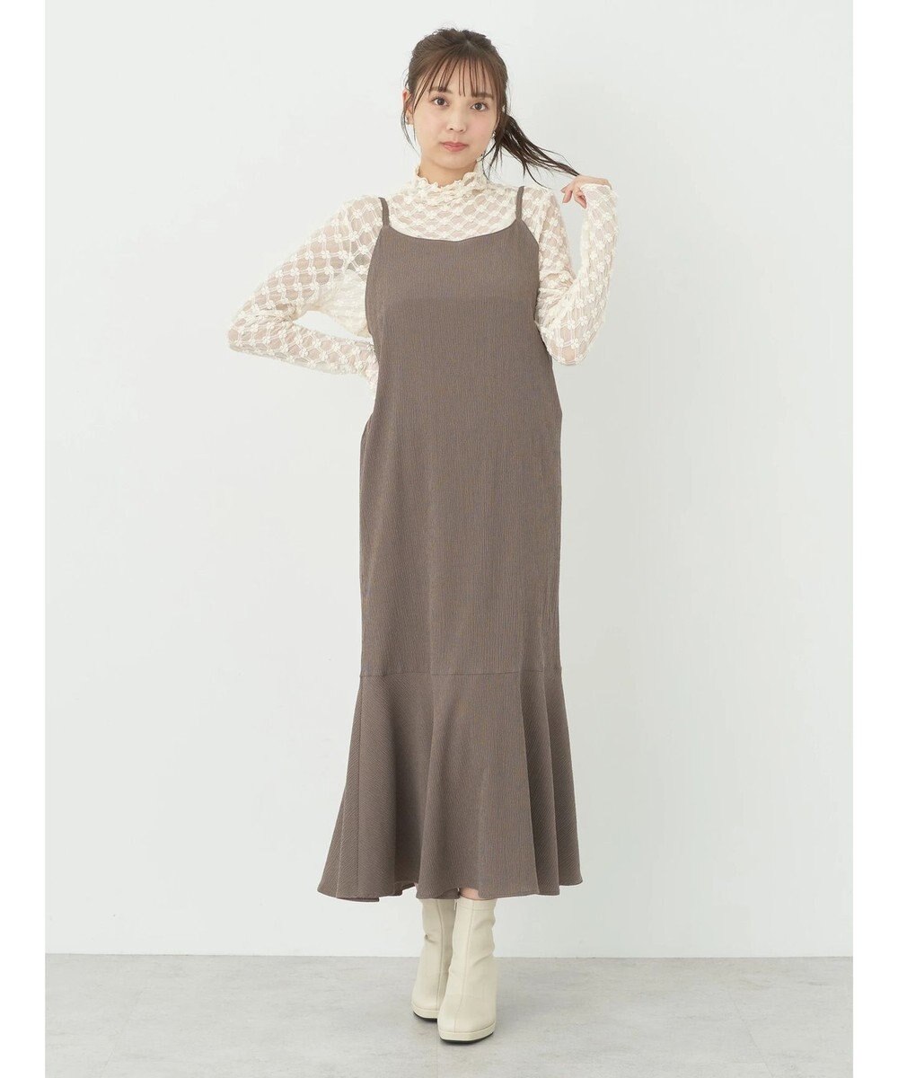 earth music&ecology ＳＥＴ２点カシュクールプルオーバー＋ワンピース 