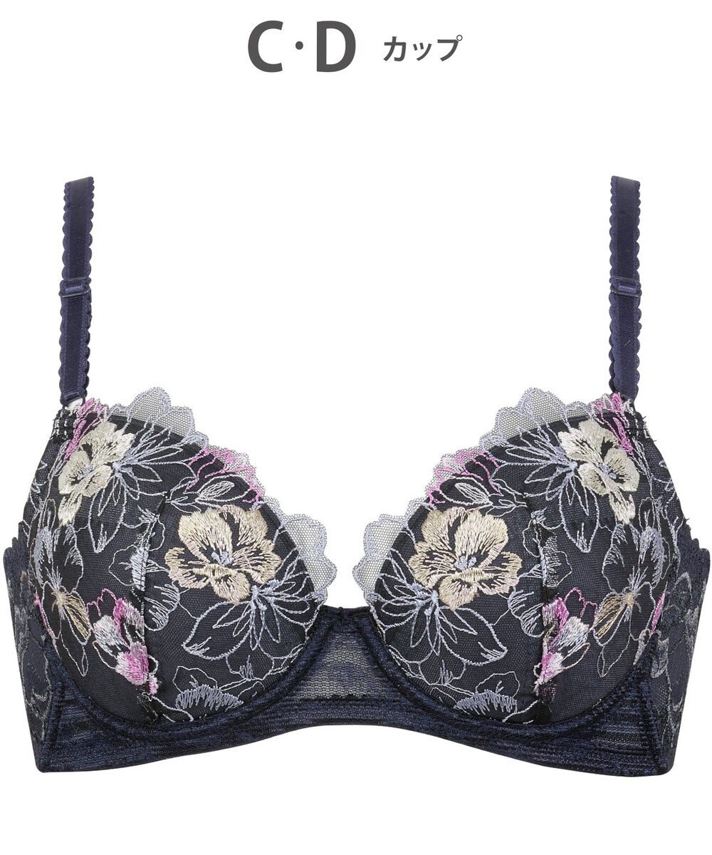 Wing ブラジャー 背中の段差をスムージング バストの脇流れをブロック 脇高設計(バック) 【後ろ姿きれいブラ】 ブラ KB2718 ウイング／ワコール 