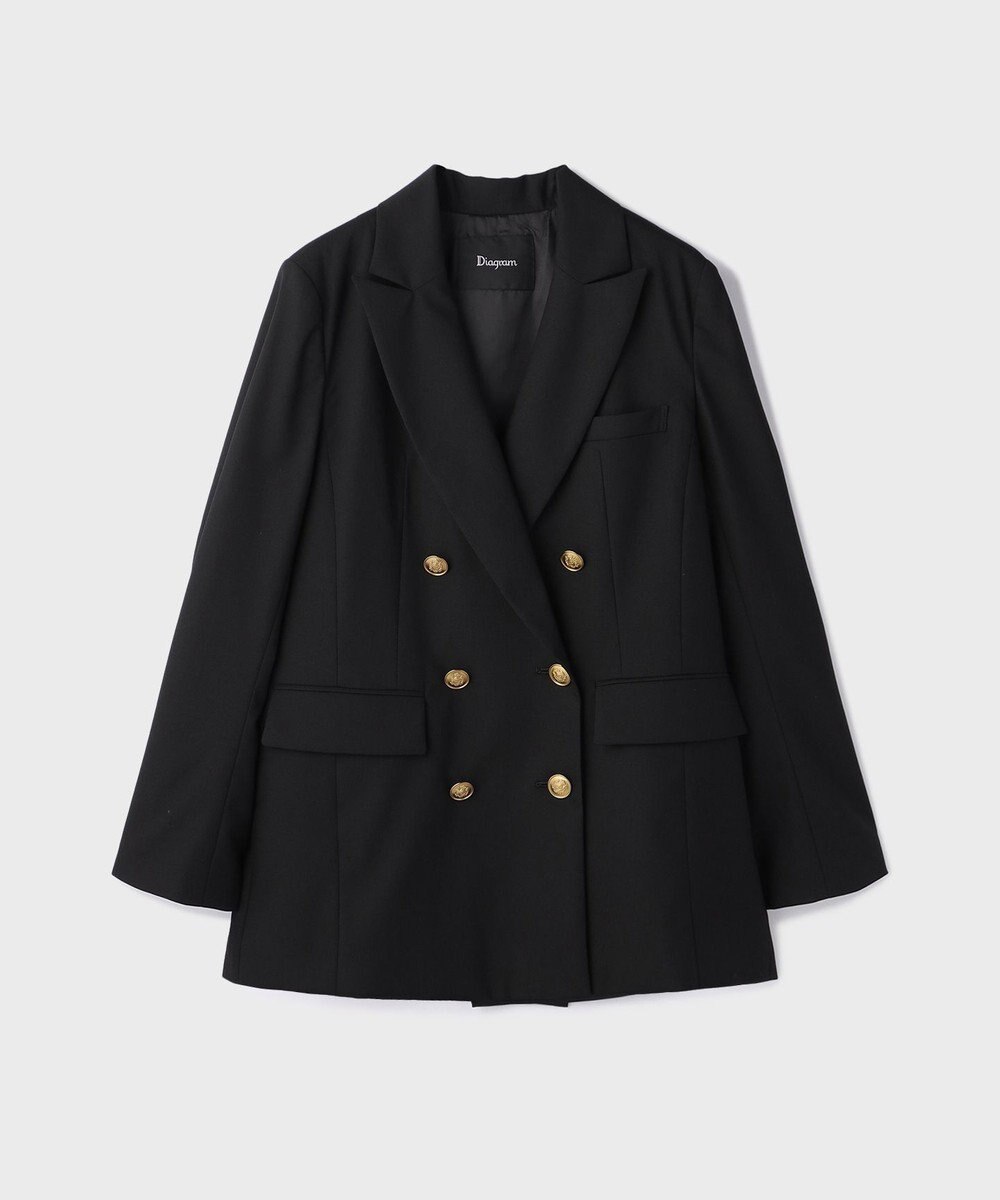 GRACE CONTINENTAL バックベンツダブルジャケット 