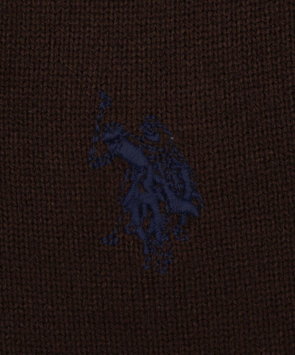 WEGO 【25年秋冬新作/ユニセックス着用ITEM/MLサイズ展開】別注USPOLOニットポロ 