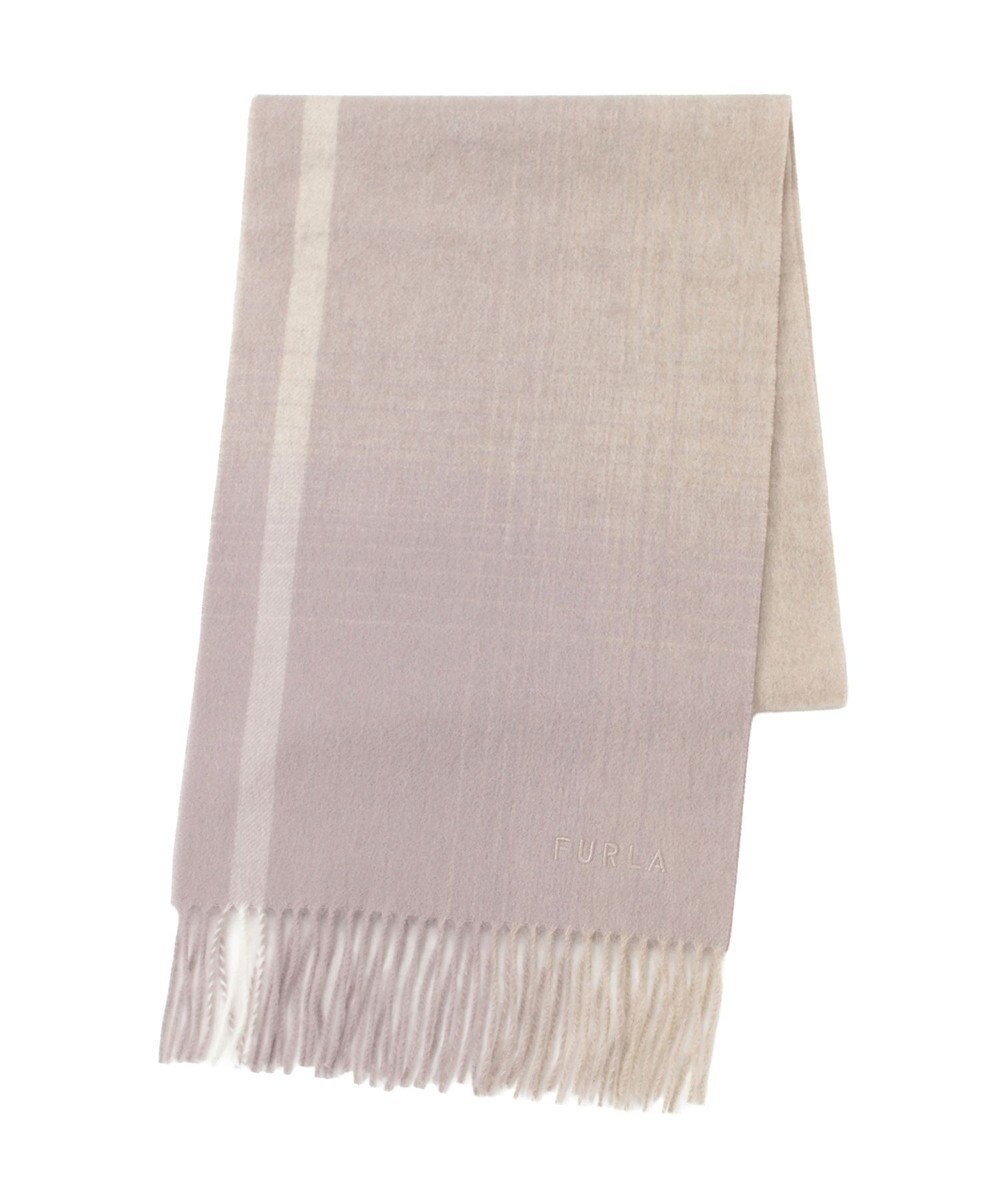 MOONBAT FURLA(フルラ）ウール100％ オンブレー チェックマフラー 