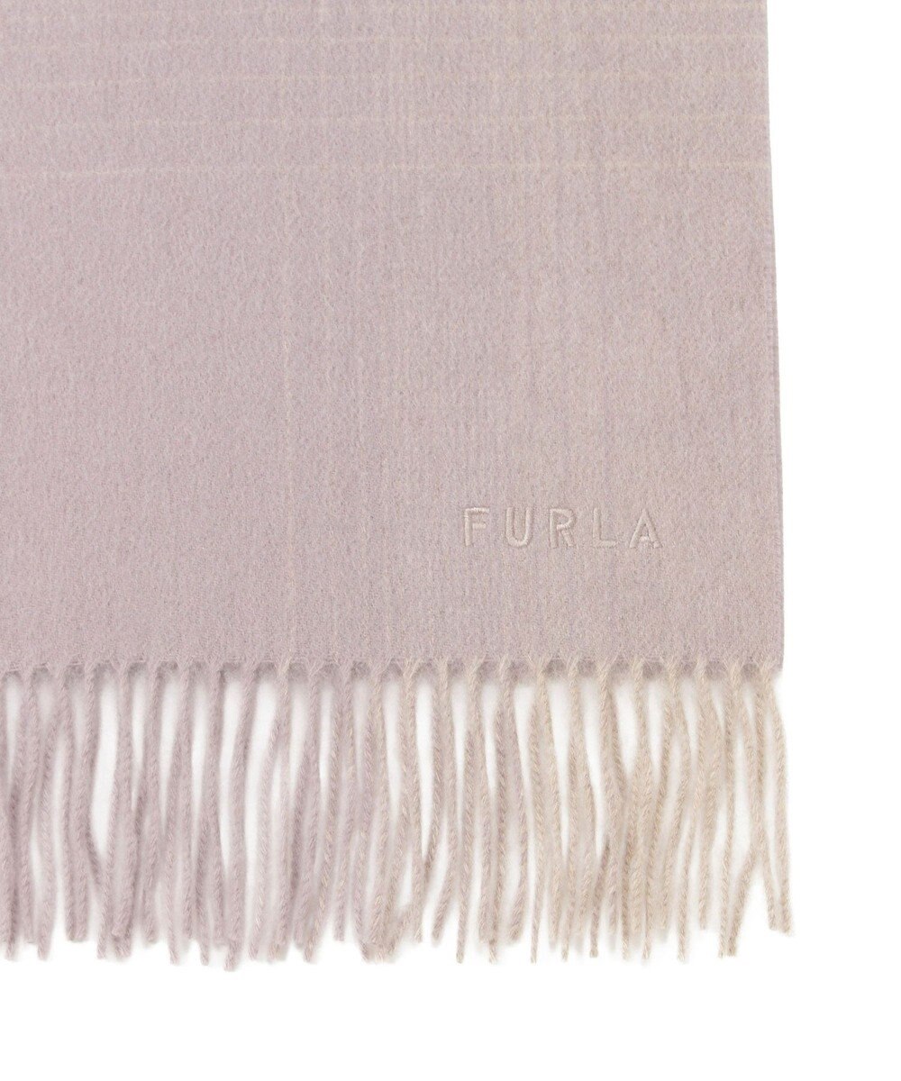 MOONBAT FURLA(フルラ）ウール100％ オンブレー チェックマフラー 