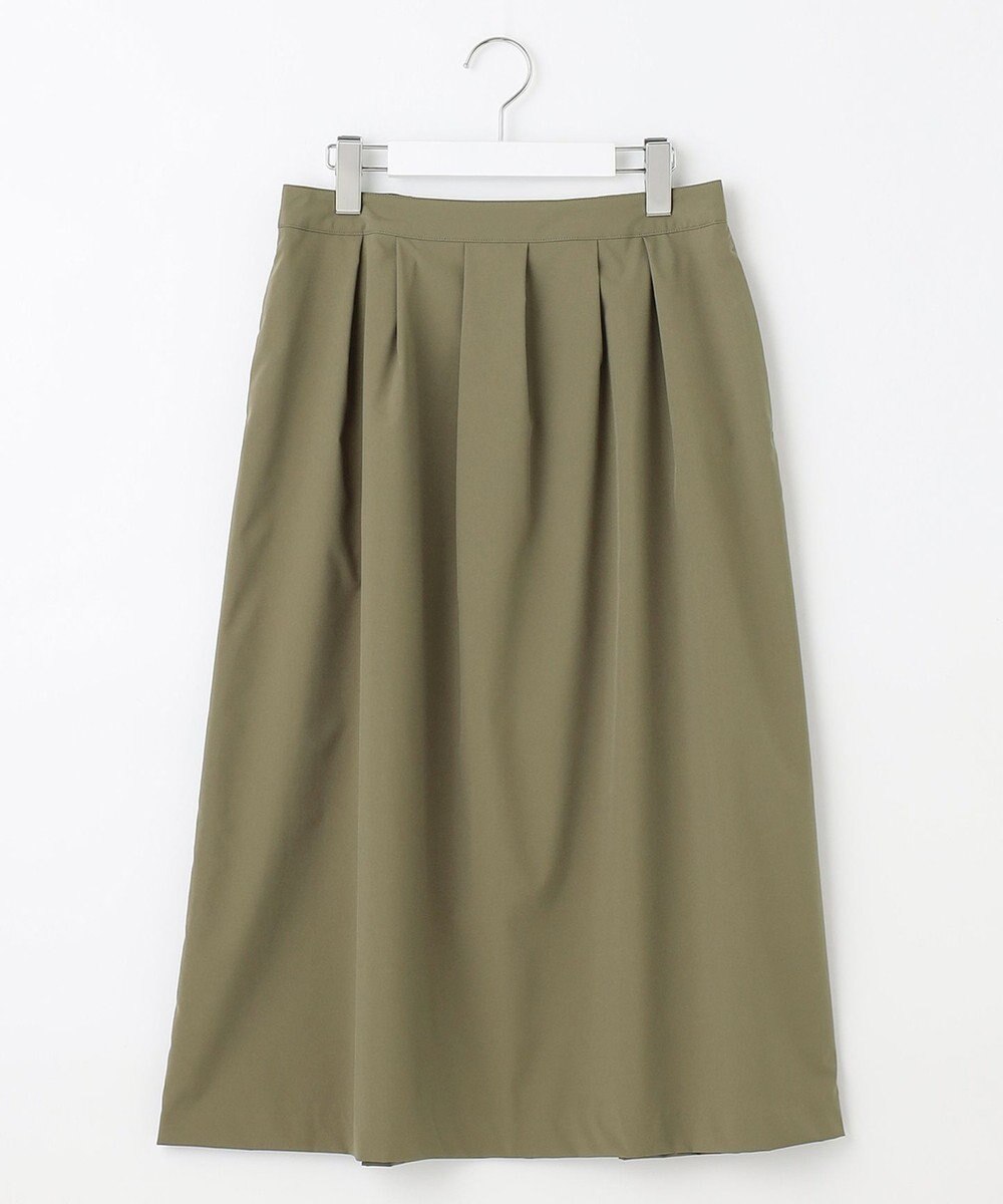 J.PRESS LADIES 【洗える】SOLO ECOタフタ タック スカート 