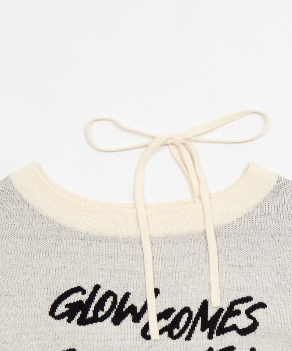 WEGO 2WAYショルダーリボンニット 